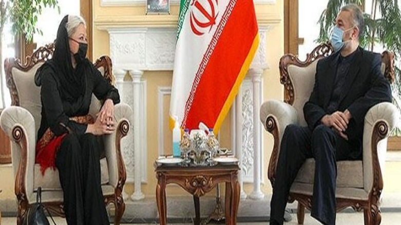 حسیبن امیر عبداللهیان و جنین هنیس پلاسخارت